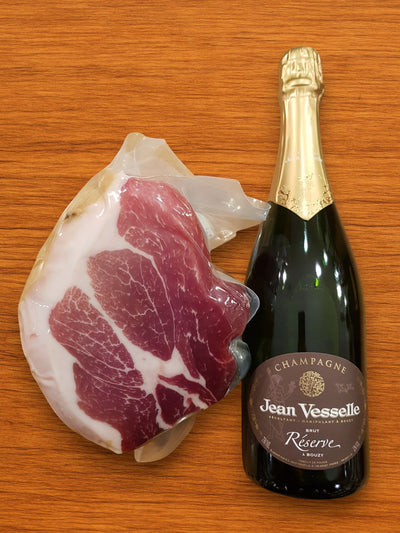 Confezione Regalo Gastronomica Culatello di Zibello DOP e Champagne