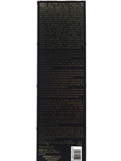 Stecca Chocoviar Fondente 75%