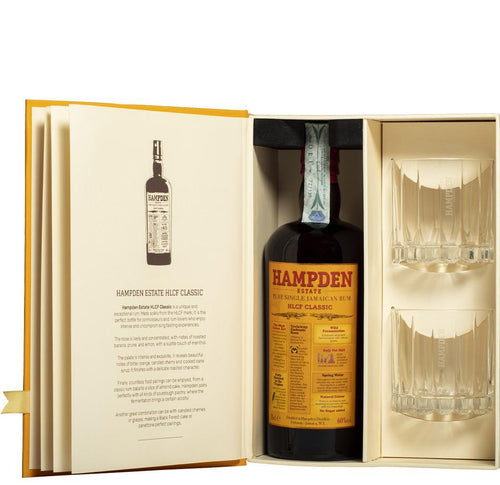 Pure Single Jamaican Rum Overproof Coffret con 2 bicchieri