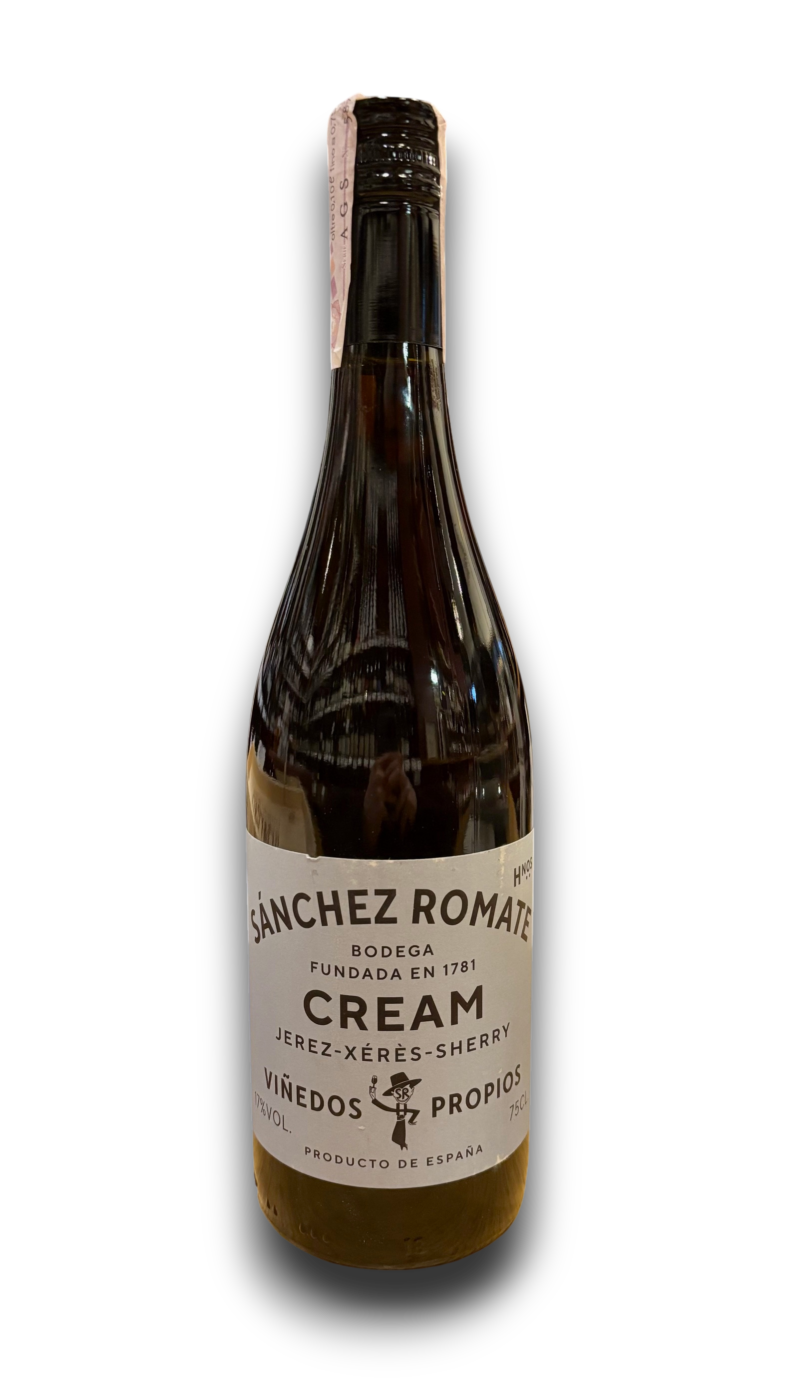 sherryです。 Sherry Cream Sanchez Romate Denominacion de Origen Jeres Xeres