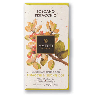 Tavoletta Cioccolato Bianco con Pistacchi