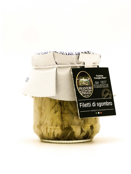 Filetti di Sgombro in Olio di Oliva Frantoio di Sant’Agata d’Oneglia