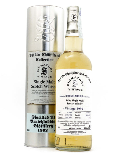 Bruichladdich Islay Single Malt Scotch Whisky 22 Anni Signatory 1992 70 cl