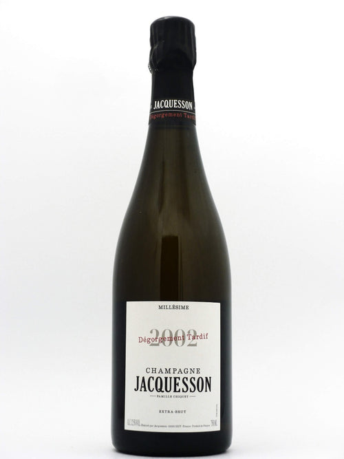 Champagne Dégorgement Tardif 2002
