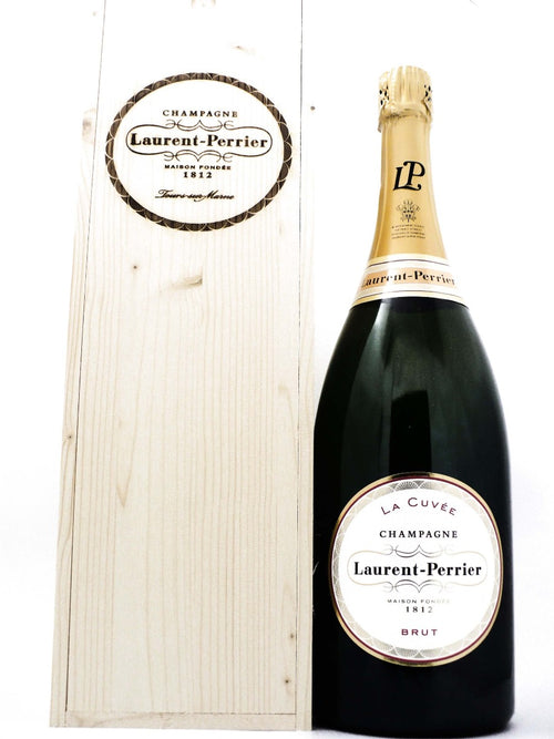 Champagne La Cuvée Brut Jeroboam in cassetta di legno