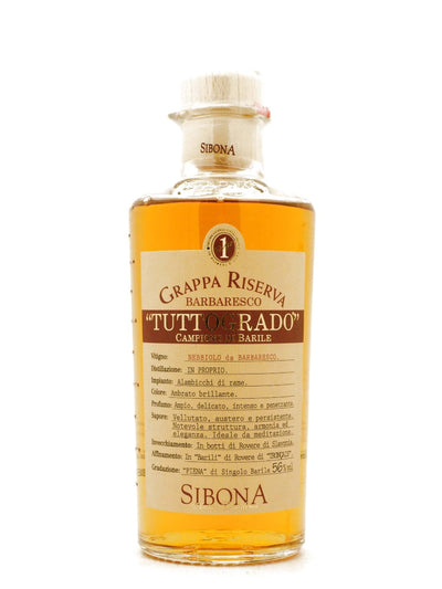 Grappa di Barbaresco Tuttogrado Antica Distilleria Domenico Sibona 50 cl