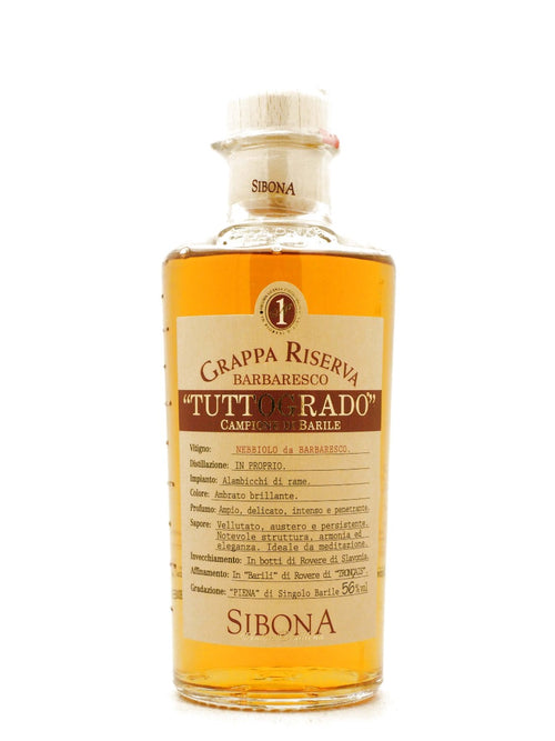 Grappa di Barbaresco Tuttogrado Antica Distilleria Domenico Sibona 50 cl