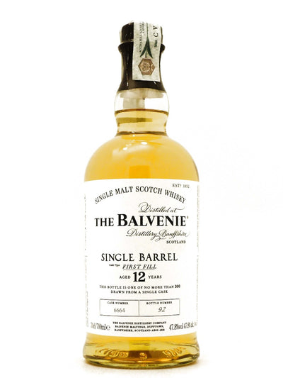 Single Malt Whisky 12 anni Single Barrel First Fill