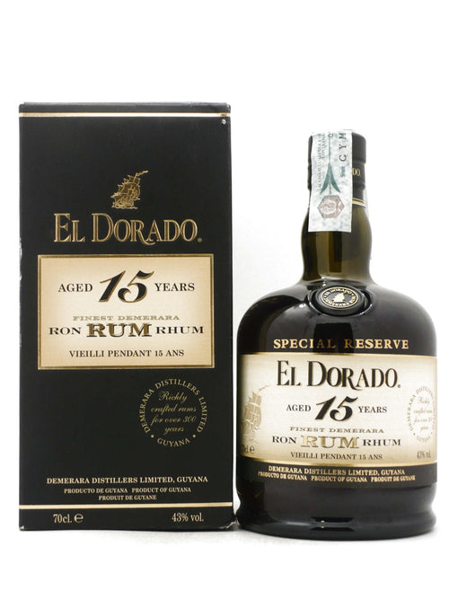 Rum El Dorado 15 anni Demerara Distillers 70 cl