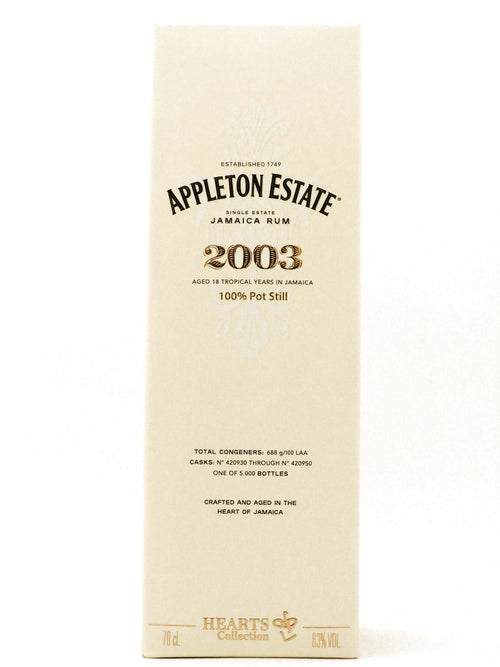 Rum Appleton Estate 2003 Heart Collection