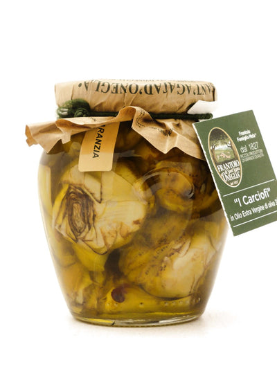 Carciofi Nature in olio Extra Vergine d'Oliva Frantoio di Sant'Agata d'Oneglia 290 g