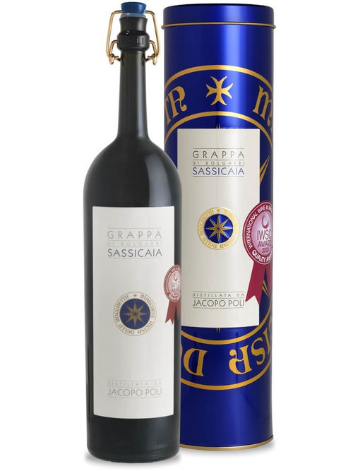 Grappa di Sassicaia Riserva distillata da Jacopo Poli Tenuta San Guido 2007 50 cl