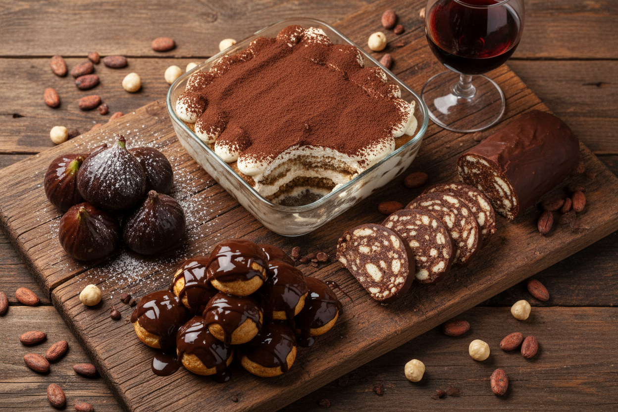 Dolci della tradizione italiana al cioccolato: quali vini abbinare