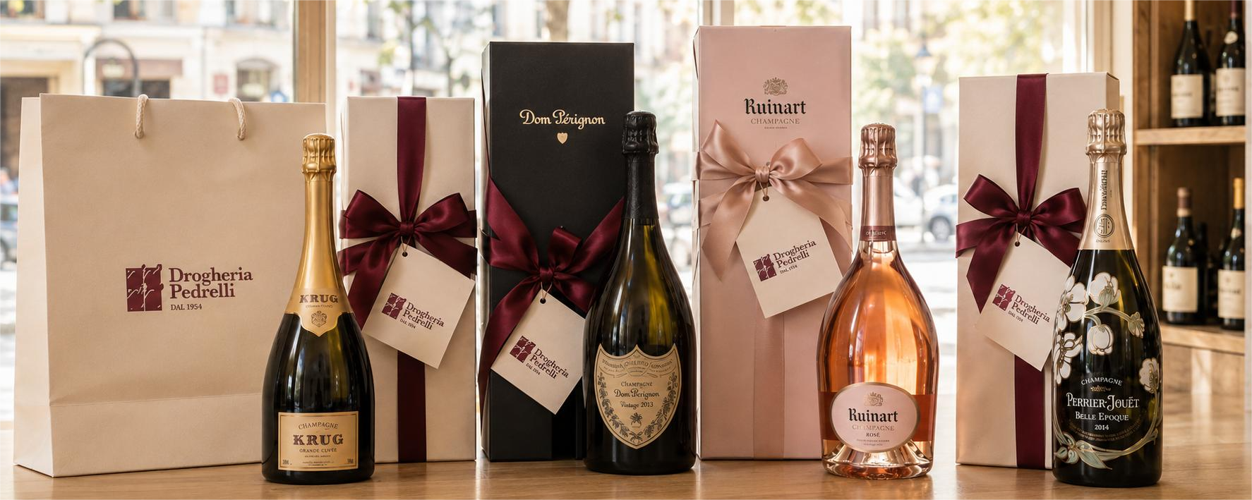 Champagne di grandi Maison e etichette rare e identitarie da regalare
