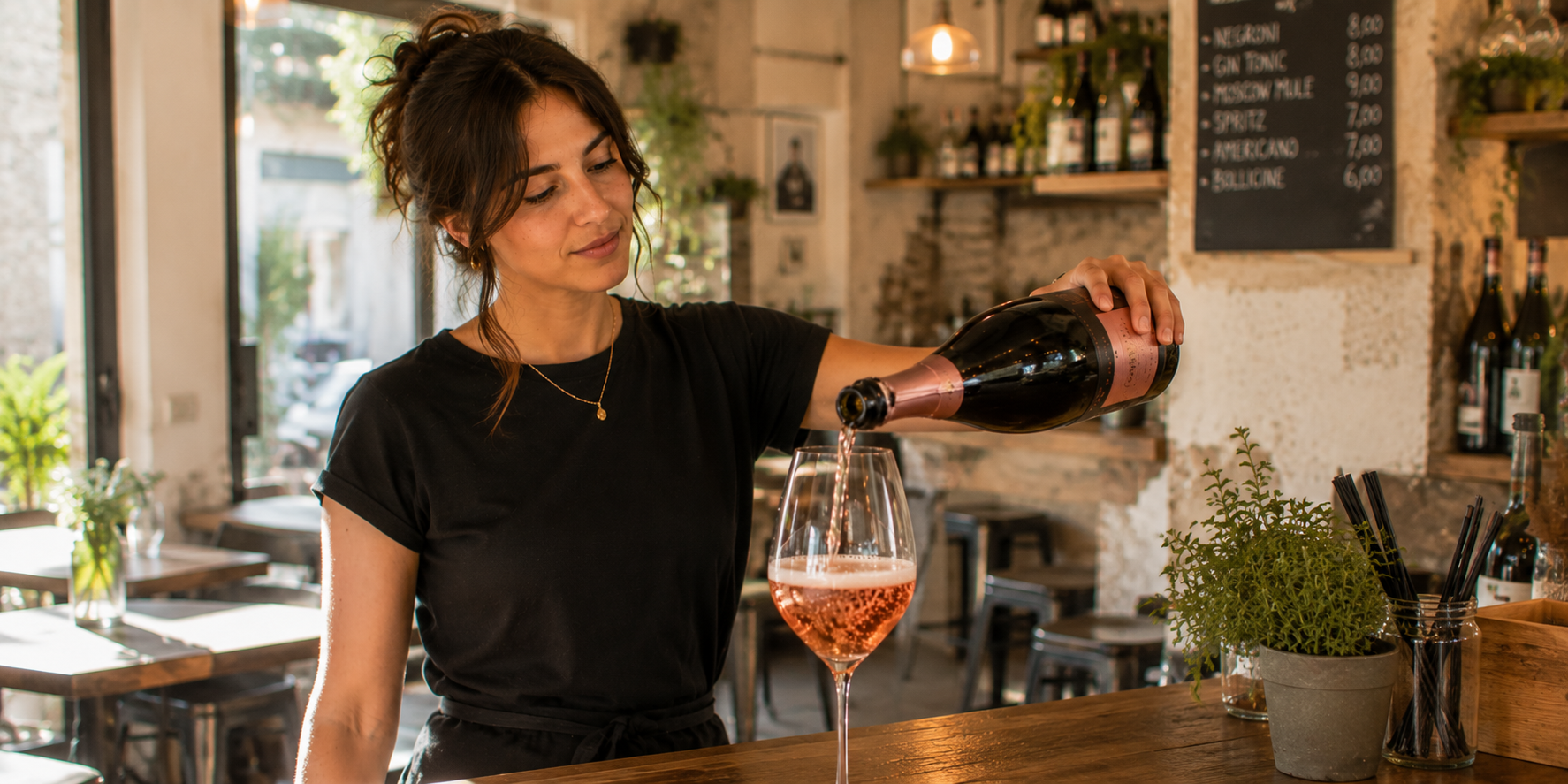 Bollicine al calice di Champagne Rosé