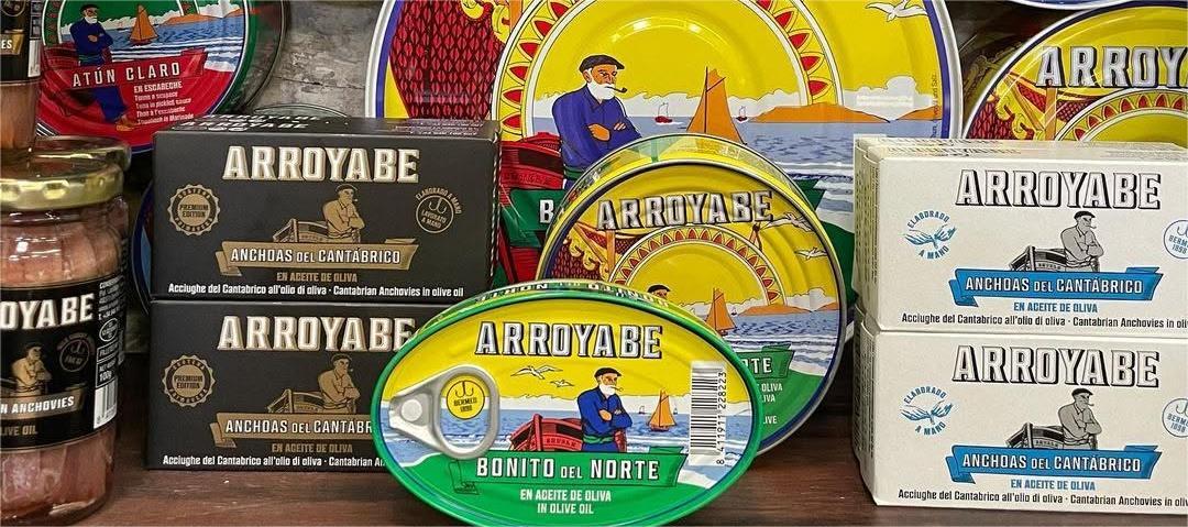 Acciughe del Cantabrico e Conserve Ittiche Basche dell'azienda Arroyabe