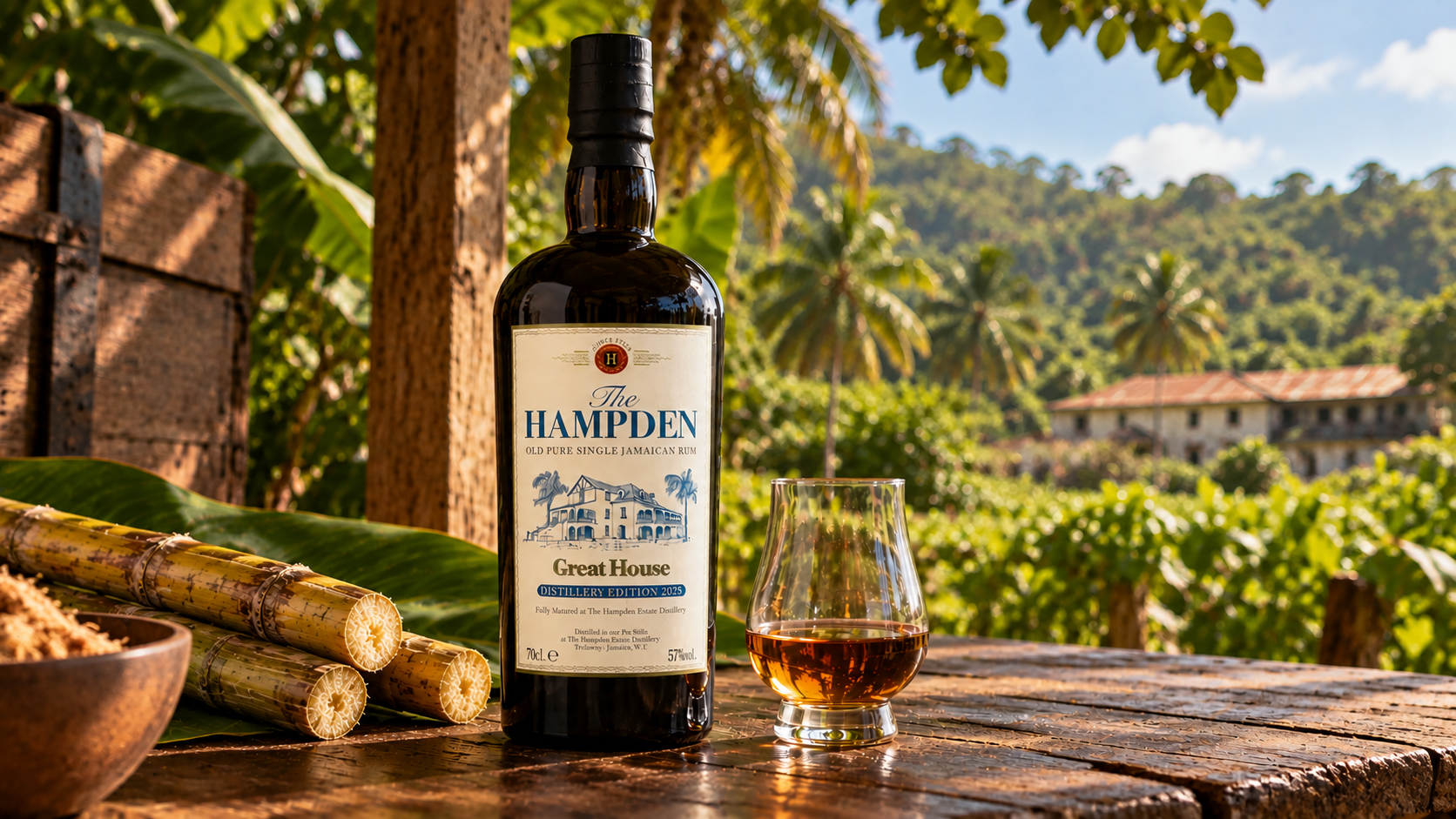 Rum giamaicano della famosa distilleria Hampden