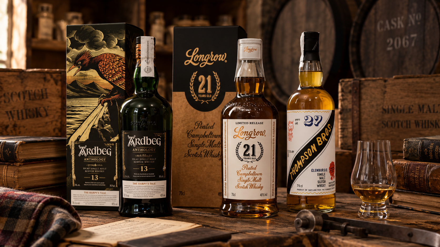 Imbottigliamenti rari di Whisky 
