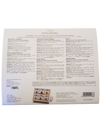 Confezione Regalo Tisane Colonial 12 filtri
