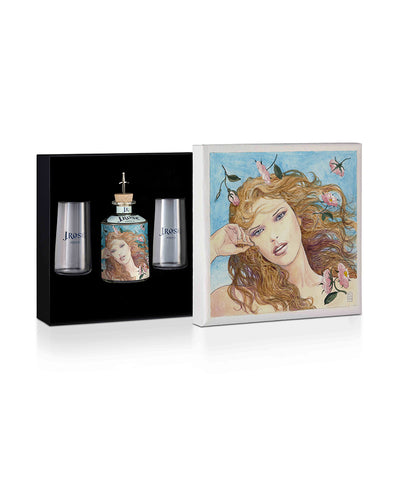 Gin Box Vuota con n. 2 bicchieri in vetro