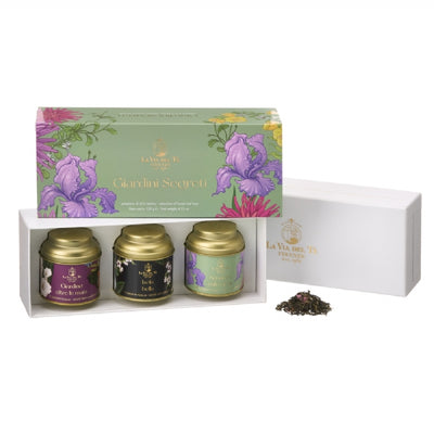I Giardini Segreti confezione regalo con 3 tè