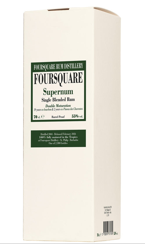 Astuccio di Foursquare Supernum Rum 21 Anni 