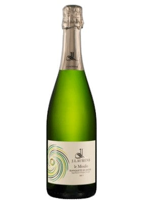 Bottiglia di spumante francese Blanquette de Limoux Brut Le Moulin di Domaine J. Laurens