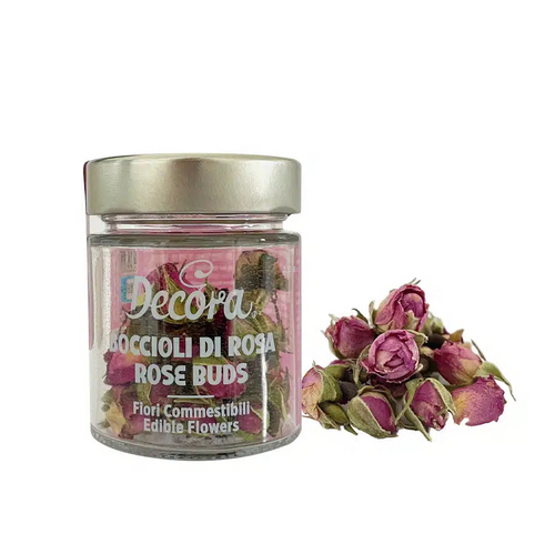 Boccioli Rosa Eduli 10g Decora - Fiori Commestibili