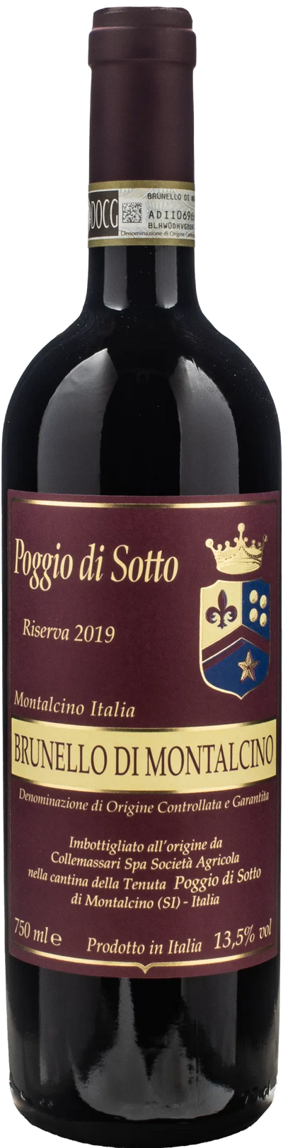 Brunello di Montalcino Riserva 2019 Poggio di Sotto