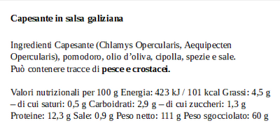 Capesante in Salsa Galiziana