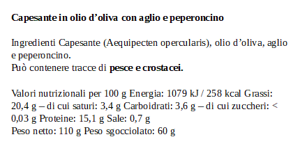 Capesante Aglio e Peperoncino