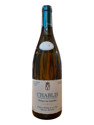 Vino bianco francese Chablis Dessus La Carrière di Gilbert Picq et Fils