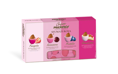 Confetti  Cioccomandorla Maxtris Sfumati Rosa