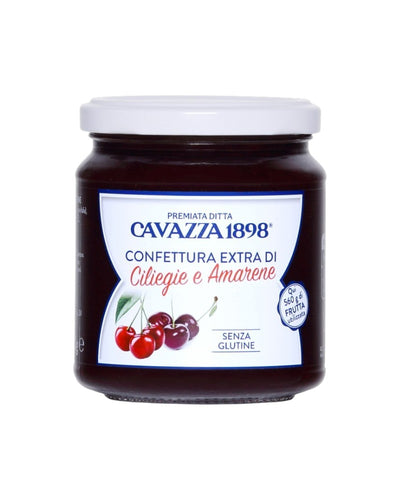 Confettura Extra Ciliegie e Amarene Cavazza – senza addensanti