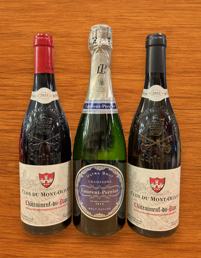 Confezione Regalo Vini Francesi Bianco, Rosso e Champagne