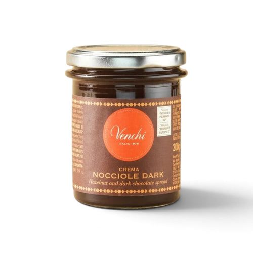 Crema Spalmabile Nocciole Fondente Venchi | Cioccolato Artigianale