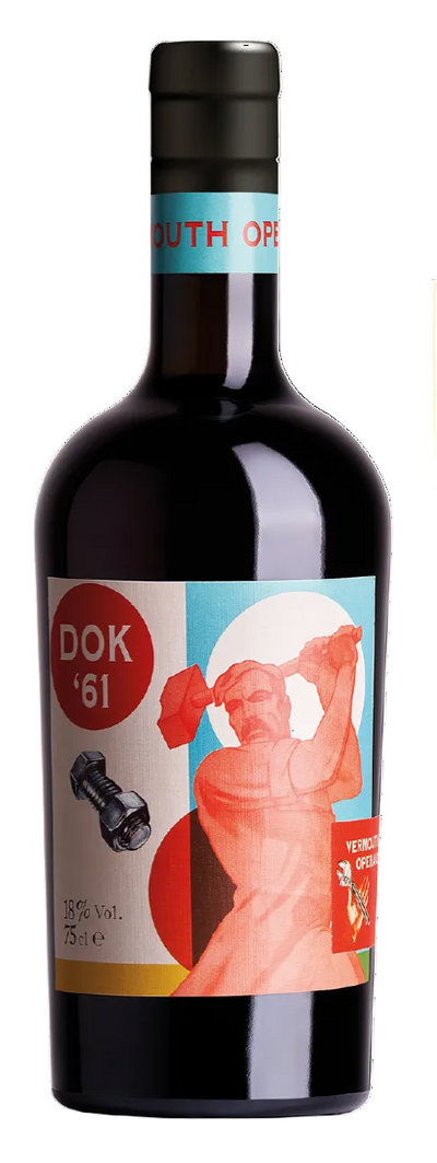 Bottiglia di  vermouth rosso Dok 61