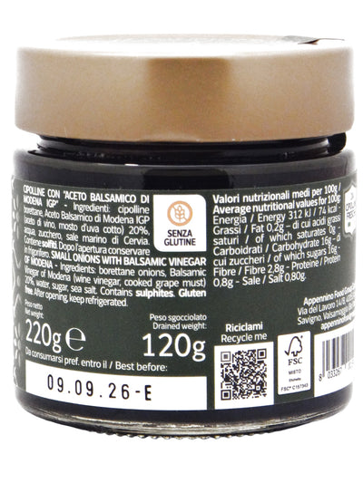 Cipolline all'Aceto Balsamico di Modena IGP