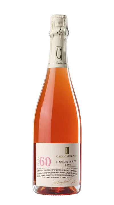 Extra Brut Cuvée 60 Rosé Casa Caterina | Metodo Classico Pinot Nero