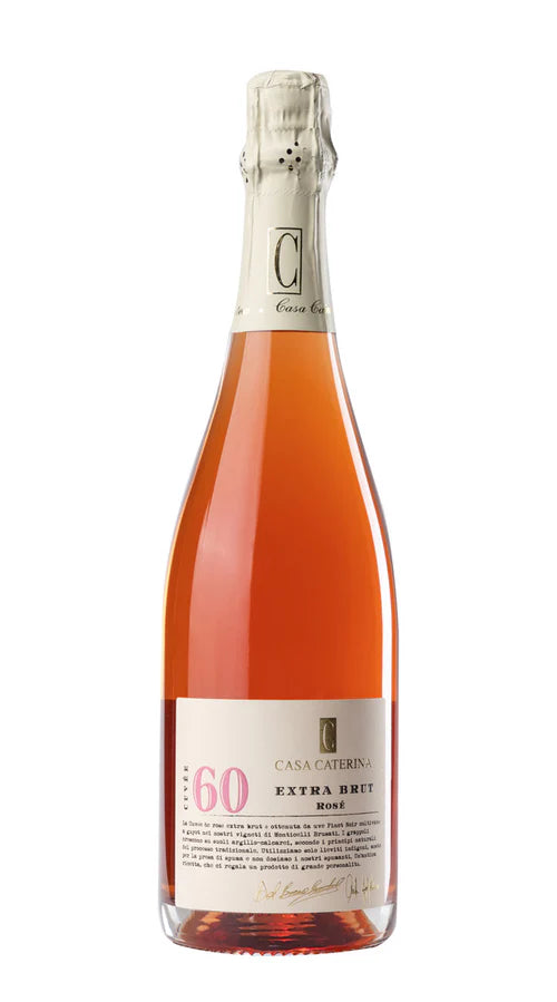 Extra Brut Cuvée 60 Rosé Casa Caterina | Metodo Classico Pinot Nero