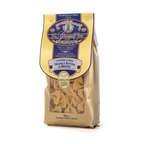 Farfalloni artigianali abruzzesi di Pastificio Cocco in formato da 500g