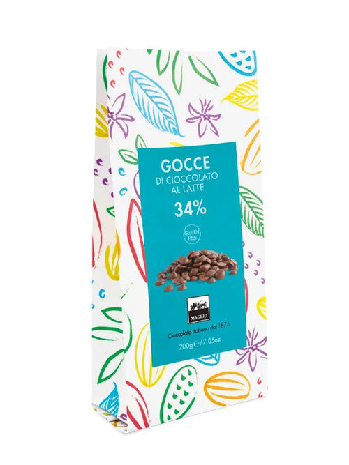 Gocce di Cioccolato al Latte 34% Maglio