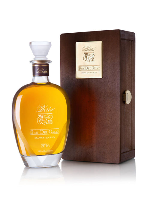 Grappa Bric del Gaian in cofanetto di legno Distillerie Berta