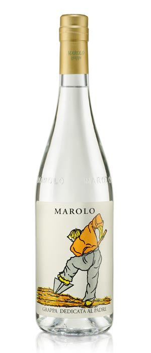 Grappa Dedicata al Padre Fratelli Marolo, Grappa Bianca 60%