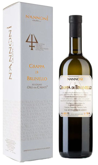 Grappa di Brunello Giovane Nannoni | Distillato Artigianale