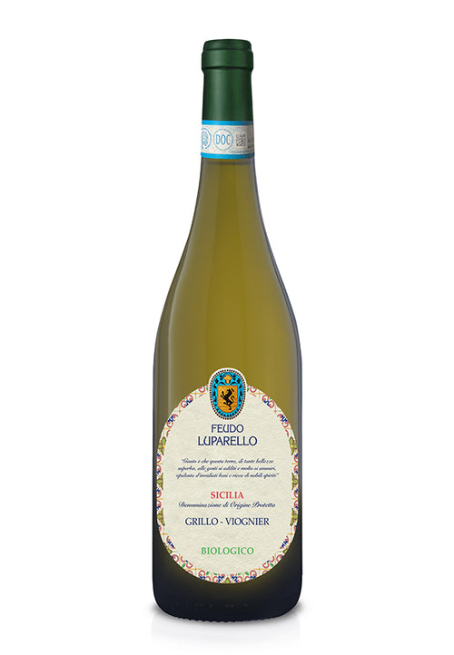 Grillo Viognier Feudo Luparello – Vino Bianco Sicilia D.O.P.