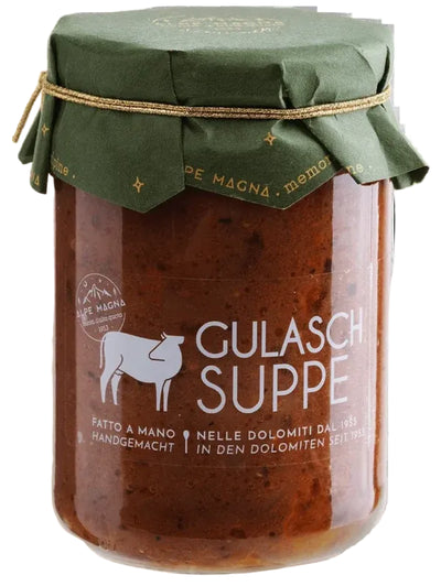 Vasetto di Zuppa di Gulasch Pronta con Carne e Patate