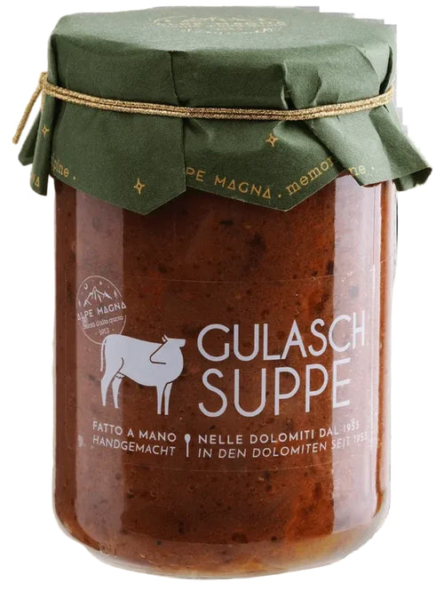 Vasetto di Zuppa di Gulasch Pronta con Carne e Patate