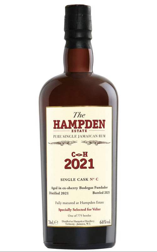 Hampden C diamond H Pure Single Rum | Single Cask Velier – Giamaica