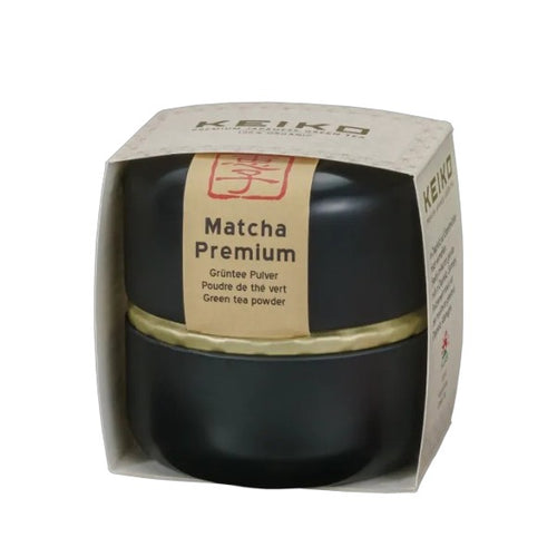 Confezione elegante di tè verde giapponese Matcha Premium biologico di Keiko
